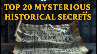 Discover the TOP 20 Hidden Historical Secrets STILL Unveiled [upl. by Wickner]