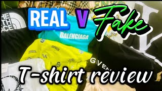 REAL V FAKE reviews Shirts [upl. by Anigal731]