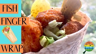 Crispy Fish Finger WrapFish Stick WrapFish Finger Sandwich RecipeFish Stick SandwichFish Fingers [upl. by Garnette923]