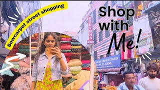 Sowcarpet street shopping vlog🛍️Geethika Diaries  vlogytyoutubesowcarpetstreetshopingchennai [upl. by Lednam897]