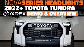 AlphaRex NOVA Series LED Headlights  20222025 Toyota Tundra  2023 Toyota Sequoia [upl. by Adnouqal642]