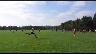 12 yr old scores 45 yardish free kick top corner [upl. by Arta734]