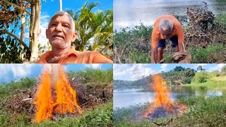 UMA ÓTIMA NOTÍCIA PARA FAZER A LIMPEZA DA LAGOA  LIMPANDO OUTRA PARTE DA LAGOA AQUI É SÓ ALEGRIA [upl. by Nosidda]