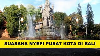 Melihat Bali Yang Sepi saat Hari Raya Nyepi Di Pusat Kota Denpasar Bali Di Titik NoL [upl. by Evilo412]