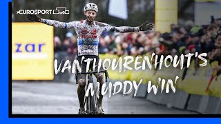 Michael Vanthourenhout reigns supreme 💪  UCI Cyclocross World Cup Highlights  Eurosport [upl. by Elyc]