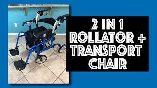 OasisSpace 2 in 1 Rollator and Transport Chair [upl. by Kumler]