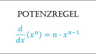 Potenzregel mit Beweis  Ableitung von fxxn [upl. by Muhcon]