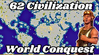 I Conquered All 62 Civilizations In Civilization 6  Supercut [upl. by Lodovico]