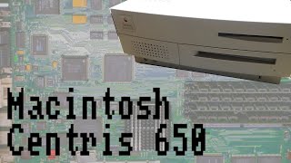 Overclocking and converting an Apple Macintosh Centris 650 to a Quadra 650 for MARCHintosh [upl. by Isiad]