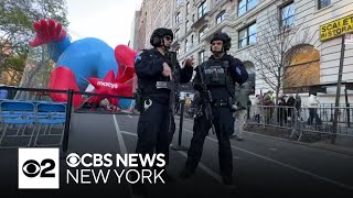 NYPD prepared to keep Macys Thanksgiving Day Parade audience safe [upl. by Rolfe125]