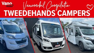 Compilatie Tweedehands campers  In de showroom bij Vanomobil [upl. by Areip]