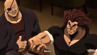 Yujiro says he love Baki to Doppo Orochi Scene  Hanma Baki Season 2 Part 2 English Subbed [upl. by Mezoff]