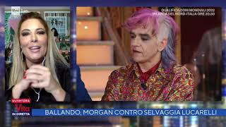 Ballando con le stelle lo scontro tra Morgan e Selvaggia Lucarelli  La vita in diretta 15112021 [upl. by Livia]