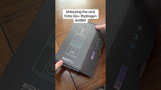 Viral Echo Go Hydrogen Water Bottle Unboxing [upl. by Idden]