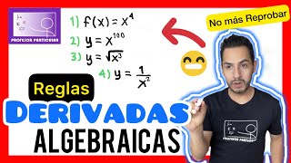 ✅DERIVADAS por FÓRMULAS  SÉ TODO UN MASTER💯 CÁLCULO DIFERENCIAL [upl. by Aufa]