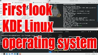 First look at the quotKDE Linuxquot operating system tutorial  October 2024  5f0b4b14 [upl. by Anirt]