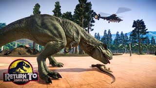 TRex Vs Triceratops Stegosaurus Velociraptor amp Breakout Jurassic World Evolution [upl. by Melesa]