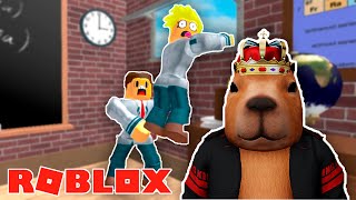 CAPYKING ESCAPE SCHOOL OBBY IN ROBLOX [upl. by Klug]