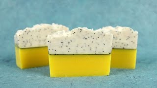 How to Make Lemon Poppy Seed Soap  Bramble Berry [upl. by Sedecrem7]