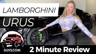 2019 Lamborghini Urus  2 Minute Review  SUVScom [upl. by Silirama]