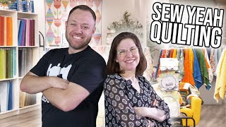 Picking fabric for a quilt with Sew Yeah [upl. by Nolava]