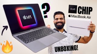 Apple M1 Chip MacBook Air 2020 Unboxing amp First Look  Crazy Powerful Machine🔥🔥🔥 [upl. by Anipsed]