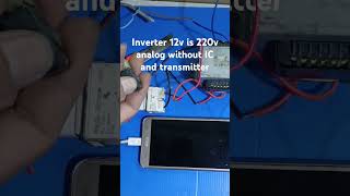 Inverter 12v is 220v analog without IC and transmitter [upl. by Gitt]