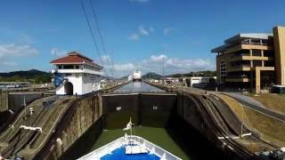 Panama Canal  Full Transit Time Lapse [upl. by Oicnecserc]