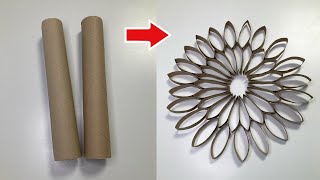 Kranz  Adventskranz  Küchenrolle  Weihnachten  Geschenk  Basteln  DIY  Christmas  Wreath [upl. by Asalocin375]