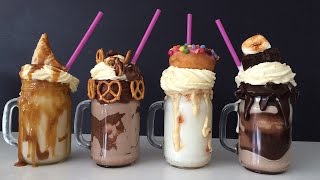 EXTREME MILKSHAKE RECIPES How To Cook That Ann Reardon FREAKSHAKES [upl. by Leonidas]