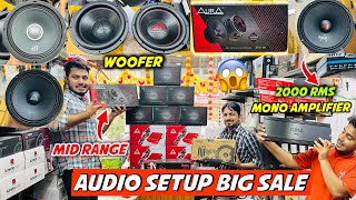 😱🔥Branded Woofer Mono Amplifiers Car Speakers Audio Setup All Branded Woofer Midrange For Cars [upl. by Tlok]