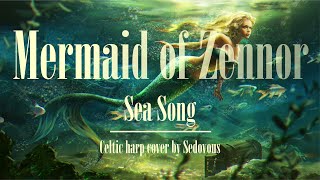 The Mermaid of Zennor  Celtic harp cover by Šedovous [upl. by Joktan]