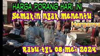 update harga porang hari inirabu tgl 08 mei 2024 harganya semakin ngak karuanporangngrayunkidul [upl. by Acul]