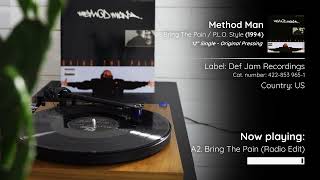 Method Man  Bring The Pain  PLO Style 1994 12quot Single  Full Vinyl Rip [upl. by Ransom]