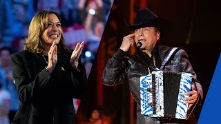 Kamala Harris rallies in Phoenix ft a concert by Los Tigres del Norte [upl. by Nyvar88]