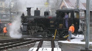 Mit Dampf durch den Jura  Ein Schweizer Wintermärchen [upl. by Gnik]