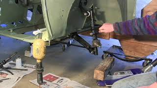 Morris Minor Trunnions and Swivels [upl. by Nosauq]