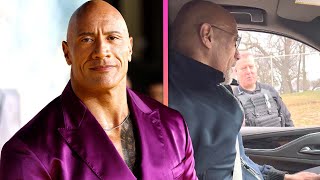 Dwayne Johnson Gets Pulled Over and Teases Police About Having Guns [upl. by Heriberto948]