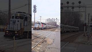 GP40PH2B 4212 With New Jersey Transit Train 1174 This Is A Suffern NY To Hoboken NJ Train 😃 [upl. by Sax]