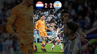 ARGENTINA 🆚️ NETHERLANDS 22 MATCH  football ronaldo shorts messi youtubeshorts cr7 soccer [upl. by Suivat585]