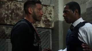 Marvels The Punisher Season 2  Brett Mahoney chases Frank Castle Scene [upl. by Eelnodnarb]