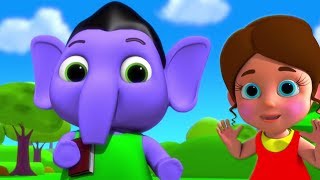 Ek Mota Hathi  एक मोटा हाथी  Hindi Nursery Rhymes  बाल कविताएं  Hindi Balgeet  Kids Tv India [upl. by Kliman]