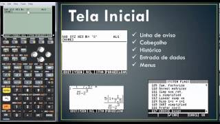 Tela Inicial  HP 50g [upl. by Oinigih]