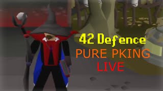 Road From Pure To Maxed Med Level  OSRS PKING [upl. by Horgan]