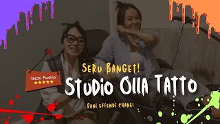 Dani effendi vlog l STUDIO OLLA TATTO RETOUCH SHEZU AMELIA [upl. by Brindle]