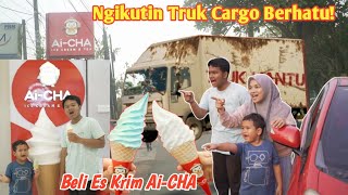 NGIKUTIN TRUK CARGO BERHANTU NYASAR BELI ES KRIM AiCHA SAINGAN MIXUE [upl. by Lower104]