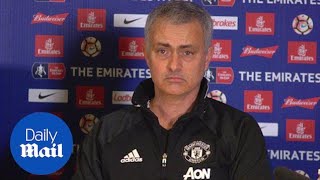 Judas is number one Mourinho hits back at Chelsea supporters  Daily Mail [upl. by Pigeon646]