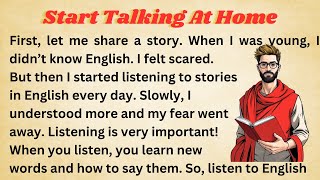 Start Talking At Home  Graded Reader  Improve Your English  Listen And Practice  learn Engli [upl. by Anyl840]