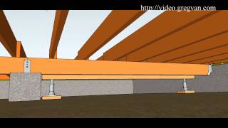 How To Use Beams and Jacks to Replace Girder Beam – Conventional Floor Framing Repairs [upl. by Freddie]