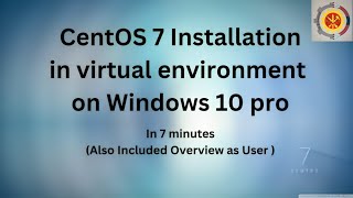 CentOS installation on VirtualBox in Windows [upl. by Hassin]